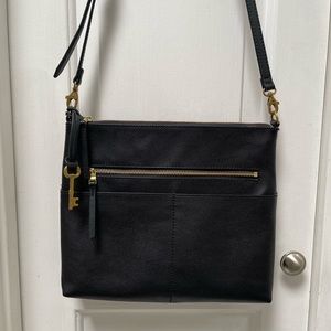 Fossil Fiona Large Crossbody black